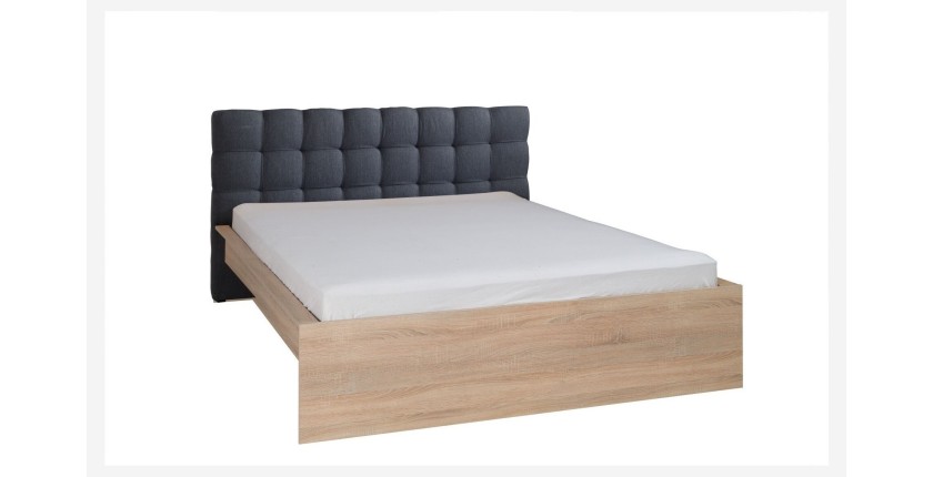 Lit adulte avec tiroir, deux places MAXIM avec somier. Couchage 160 X 200 cm. Lit moderne et design pour chambre à coucher.