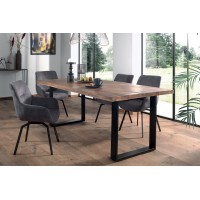 Table à manger design bois massif NIKO - Table rectangulaire