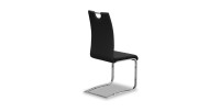 Chaises x2 design SOFI coloris noir pour votre salle à manger - Lot de 2