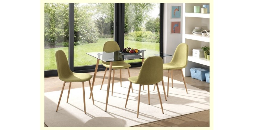 Chaises design X4 BOYLD coloris vert Pomme pour votre salle à manger.