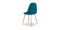 Chaises design BOYLD X4. Coloris Bleu pour votre salle à manger.