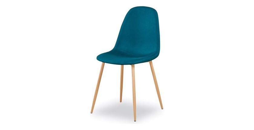Chaises design BOYLD X4. Coloris Bleu pour votre salle à manger.