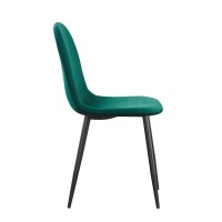Chaises design BOYLD X4. Coloris Vert pour votre salle à manger.