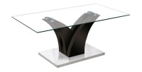 Table basse ALVARA 110x60. Noir laqué