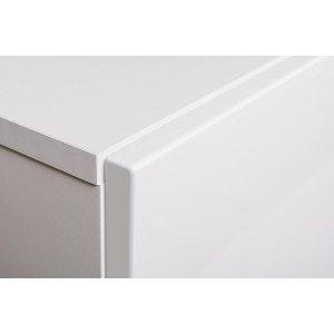 Ensemble meubles de salon SWITCH XXIV design, coloris Gris et blanc.