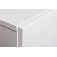 Ensemble meubles de salon SWITCH XXV design, coloris blanc et gris.