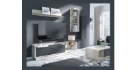 Armoire suspendue collection CORK. Coloris gris anthracite.