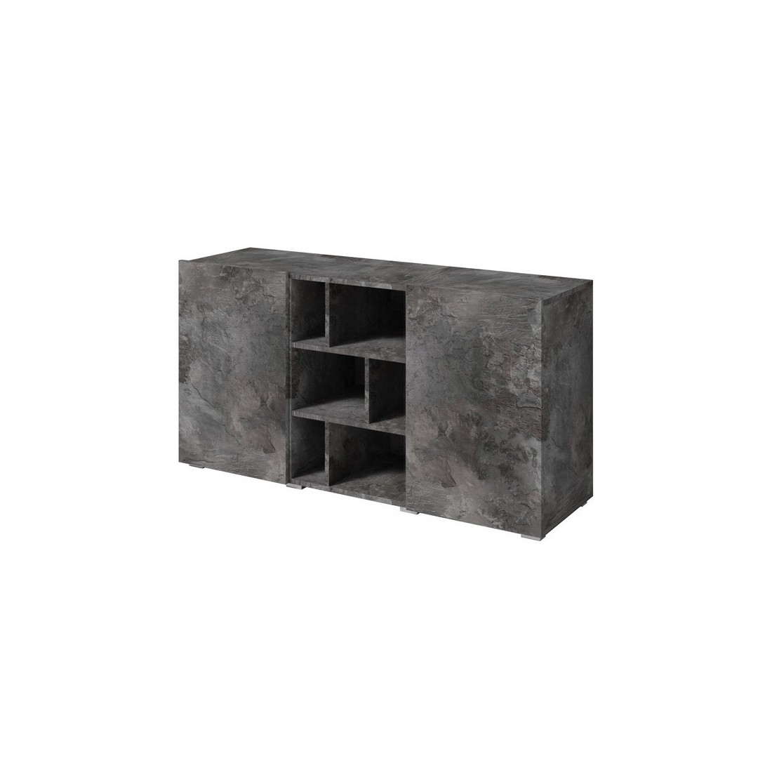 Buffet 130cm style design collection NARVA. Coloris ardoise.