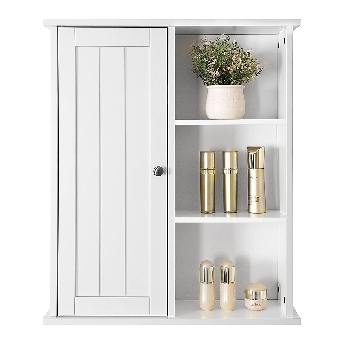 Armoire suspendue pour salle de bain coloris blanc collection CLEAN