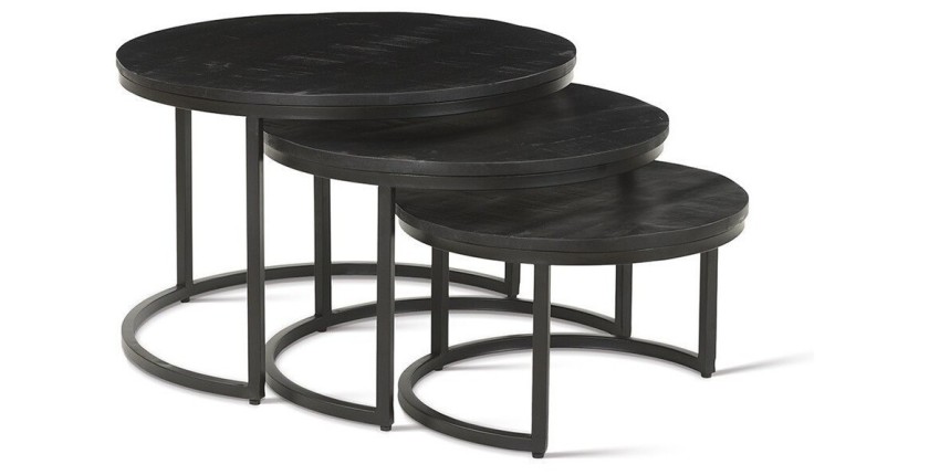 Table basse collection ARNOLD noir.