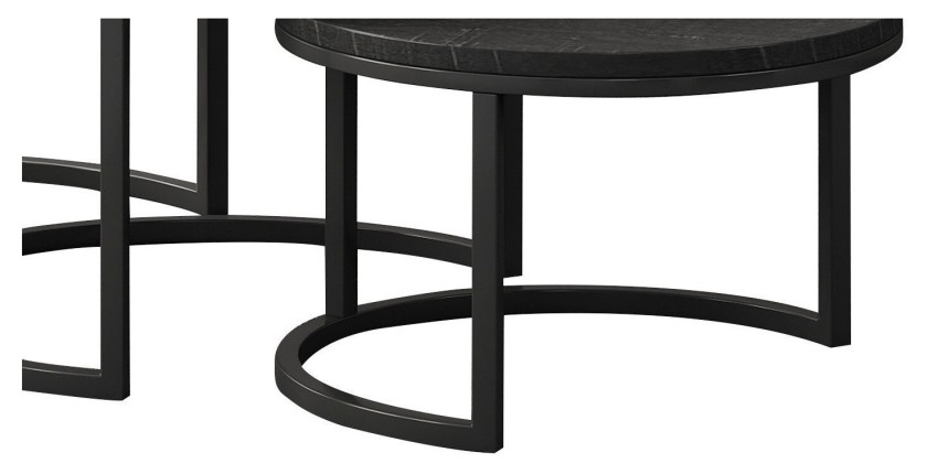 Table basse collection ARNOLD noir.