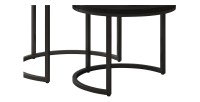 Table basse collection GOJI noir.