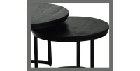 Table basse collection GOJI noir.