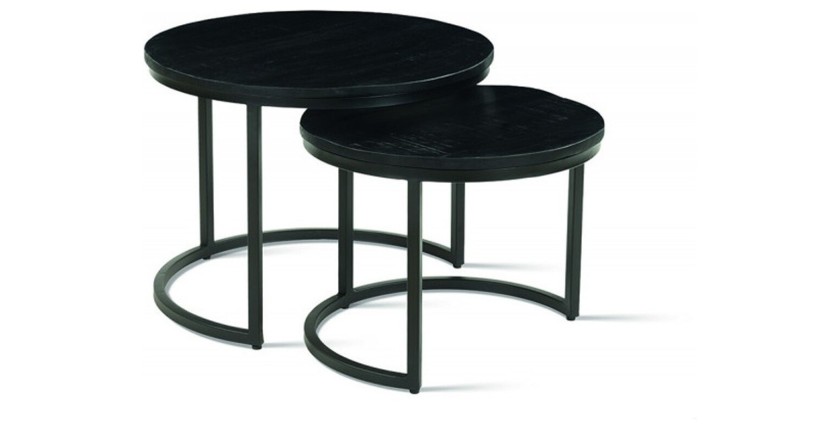 Table basse collection GOJI noir.