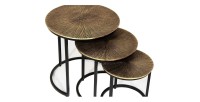 Table basse collection ALICE soleil or.