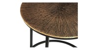 Table basse collection ALICE soleil or.