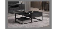 Table basse collection MADEIRO noir.