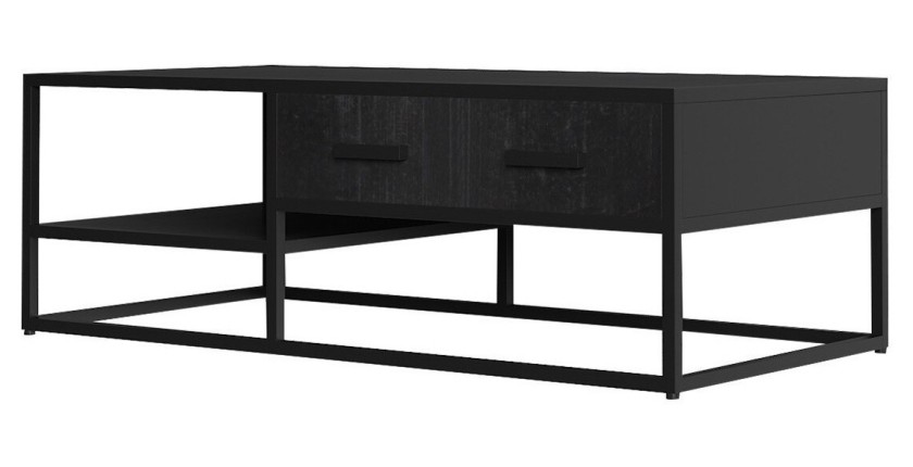 Table basse collection MADEIRO noir.