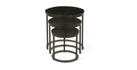 Table basse collection PLATO noir.