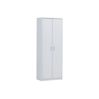 Armoire, collection SPACI, 2 portes, 72x148 cm, coloris blanc