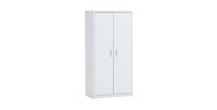 Armoire grand model, collection SPACI, 2 portes, 72x194 cm, coloris blanc