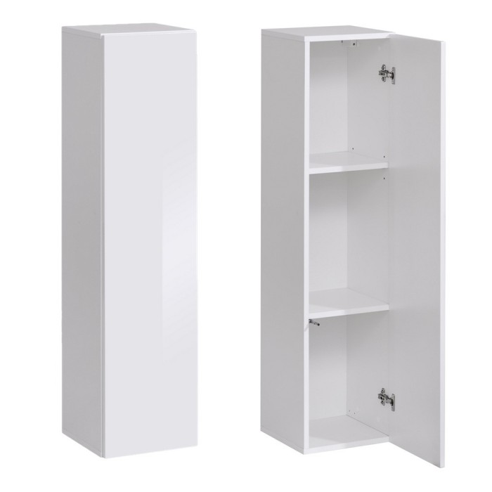 Armoire suspendue moyen modèle coloris blanc pour salon collection SWITCH.