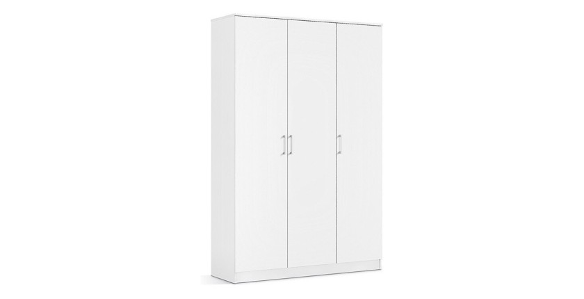 Garde Robe REY, armoire 3 portes idéal pour votre entrée, votre buanderie ou votre sdb