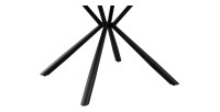 Chaise 'LYRO' PU Gris clair, dimension H86 x L55.5 x P64.5, idéal pour votre cuisine ou salle à manger