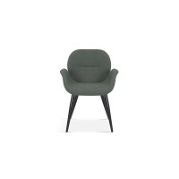 Chaise MAXIMA Tissu Vert, dimension H85 x L64 x P60, idéal pour votre cuisine ou salle à manger