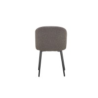 Chaise TOLO Tissu Bouclé Gris, dimension H80 x L51 x P55, idéal pour votre cuisine ou salle à manger