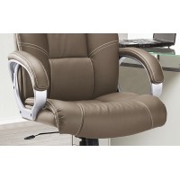 Chaise de bureau LIDA PU Taupe, un choix confortable et élégant pour votre bureau