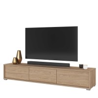 Meuble TV 180cm collection MAANUM. Couleur chêne clair.