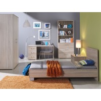 Armoire - penderie trois portes pour chambre enfant\ados de la collection DUNDEE.