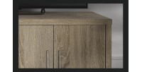 Meuble TV collection MODENE effet bois exotique Sonoma. Meuble style contemporain.