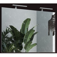 Miroir design avec 2 leds, 120x75 cm, collection KUBRICK