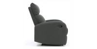 Fauteuil relax ERA relevable manuellement matière PU couleur gris, un fauteuil d'exception