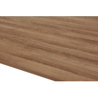 Table à manger EDWAR longueur 180cm en décor chêne vieilli, idéal pour une salle à manger conviviale