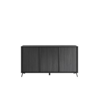 Buffet 3 portes collection SKY. Coloris Chêne Noir