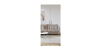 Armoire design 100 cm 2 portes avec grands miroirs collection JUPITER