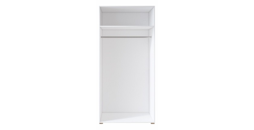 Armoire design 100 cm 2 portes avec grands miroirs collection JUPITER