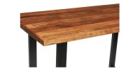 Table à manger AWANI longueur 160cm en bois exotique mangolia