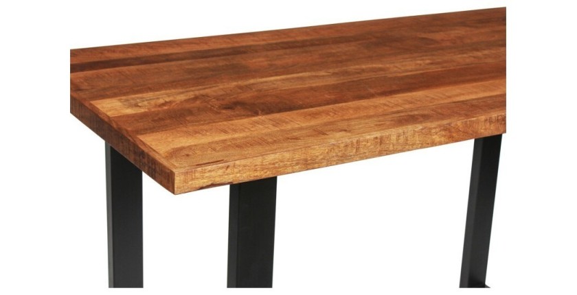 Table à manger AWANI longueur 160cm en bois exotique mangolia