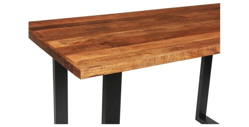 Table à manger AWANI longueur 180cm en bois exotique mangolia