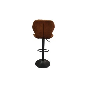 Tabouret de bar style vintage coloris cognac. Collection MABEL