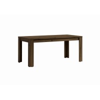 Table pour salle à manger MERLIN - 180 cm - Chêne noble/Noir