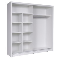 Armoire design 205cm coloris blanc collection ULOS