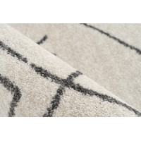 Tapis 150x80cm, design A305R coloris ivoire - Confort et élégance pour votre intérieur