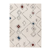 Tapis 150x80cm, design A305R coloris multicouleur - Confort et élégance pour votre intérieur