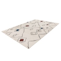 Tapis 230x160cm, design A305R coloris multicolore - Confort et élégance pour votre intérieur