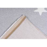 Tapis 150x80cm, design A323O coloris gris - Confort et élégance pour votre intérieur